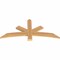 Ekena Millwork Alberta Smooth Timber Gable Bracket, Western Red Cedar, 48"W x 22"H x 1 1/2"D x 3 1/2"F, 11/12 Pitch GBW048X22X0204ALB00SWR - alternate 2